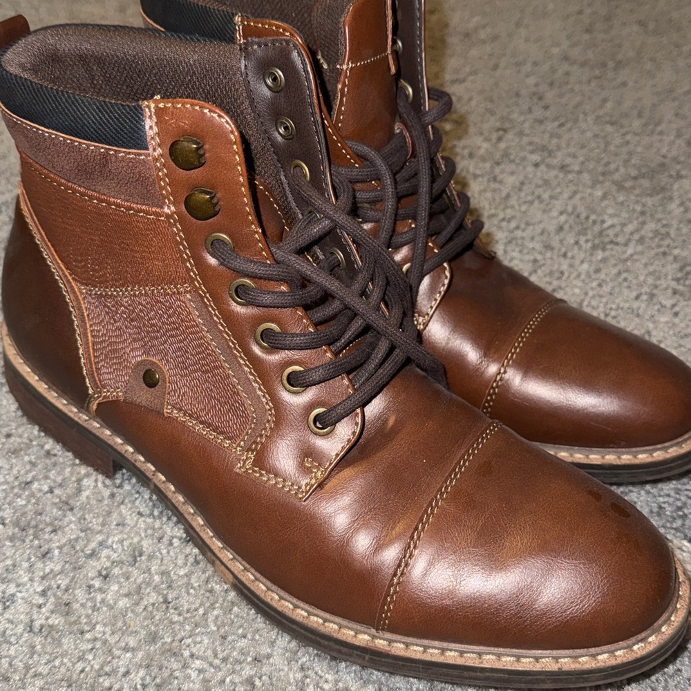 Men's Brown Leather Boots